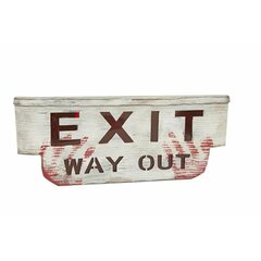 Знак My Other Me Exit Way out Свет cо звуком (48 x 18 x 5 cm) цена и информация | Карнавальные костюмы | kaup24.ee