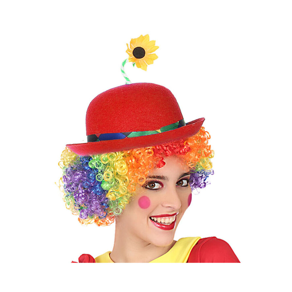 Klouni müts Punane hind ja info | Karnevali kostüümid | kaup24.ee