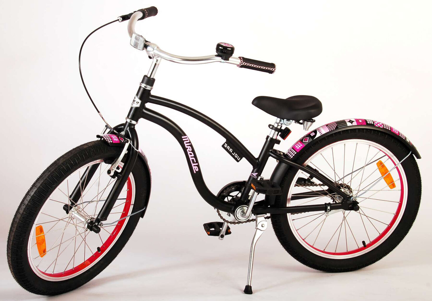 Laste jalgratas Volare Miracle Cruiser, 20", must hind ja info | Jalgrattad | kaup24.ee