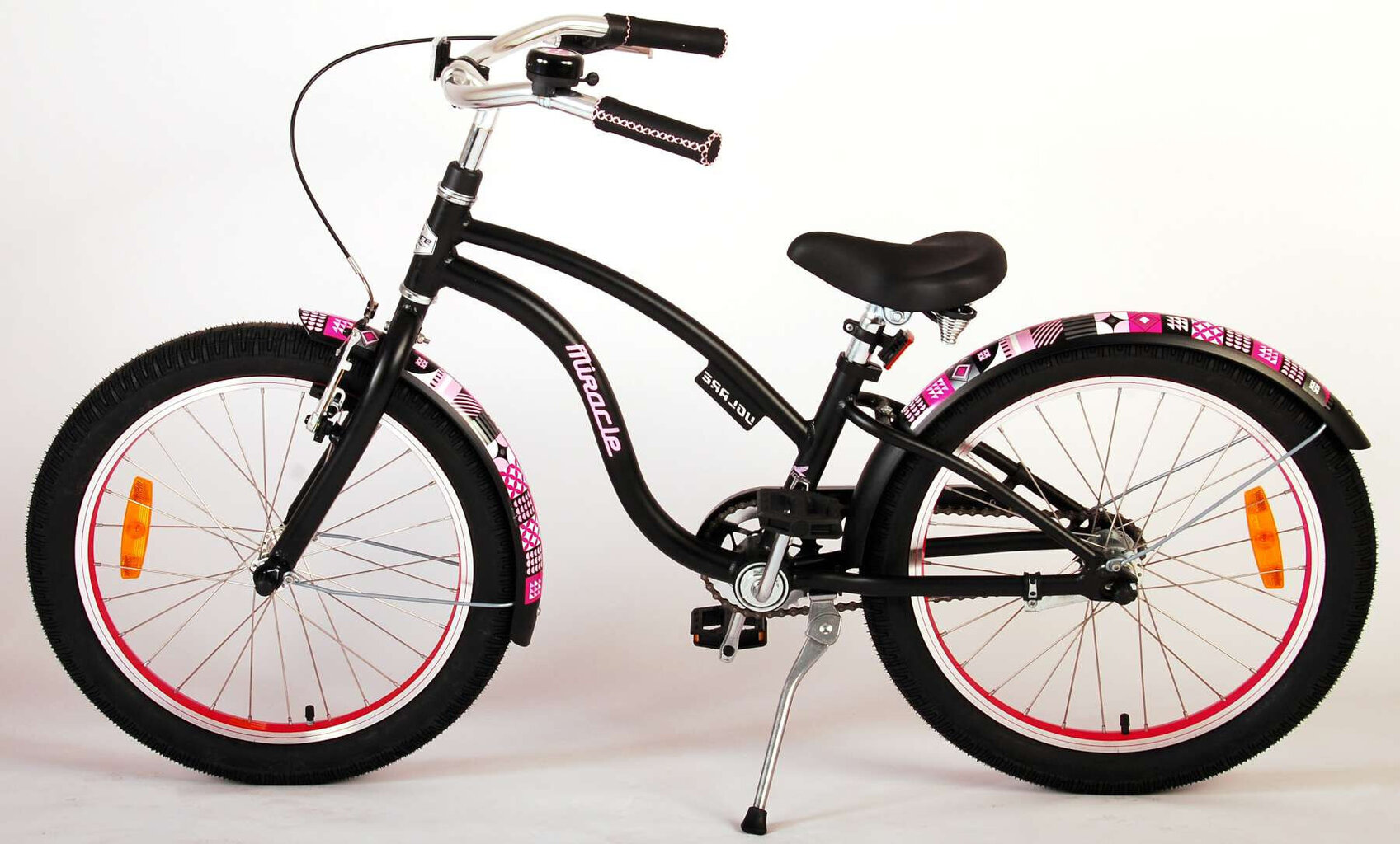 Laste jalgratas Volare Miracle Cruiser, 20", must hind ja info | Jalgrattad | kaup24.ee