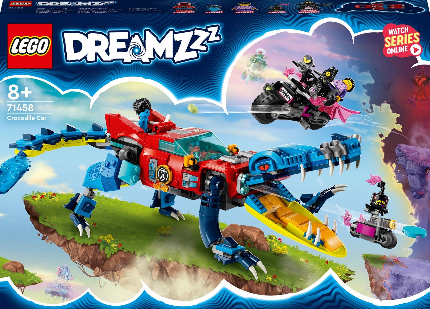 Автомобиль-крокодил LEGO® DREAMZzz 71458 цена | kaup24.ee