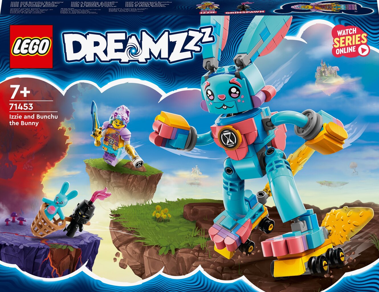 71453 LEGO® DREAMZzz Izzie ja jänes Bunchu цена и информация | Klotsid ja konstruktorid | kaup24.ee