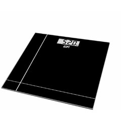 Цифровые весы для ванной EDM Стеклянный Чёрный 180 kg (26 x 26 x 2 cm) цена и информация | Весы | kaup24.ee