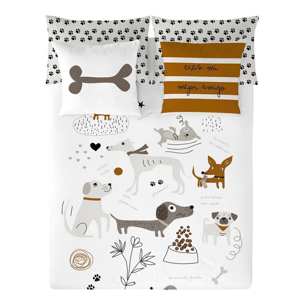 Panzup Dogs voodipesukomplekt, 260 x 220, 3 tk hind ja info | Voodipesukomplektid | kaup24.ee