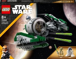 Набор 75360 LEGO® Star Wars Боевой корабль джедаев Йоды цена и информация | Конструкторы и кубики | kaup24.ee