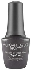 Küünte poleerimise fiksaator Morgan Taylor React Kauakestev (15 ml) цена и информация | Лаки для ногтей, укрепители для ногтей | kaup24.ee