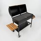 Grill riiuliga Comfort Plus XL, must hind ja info | Grillid | kaup24.ee