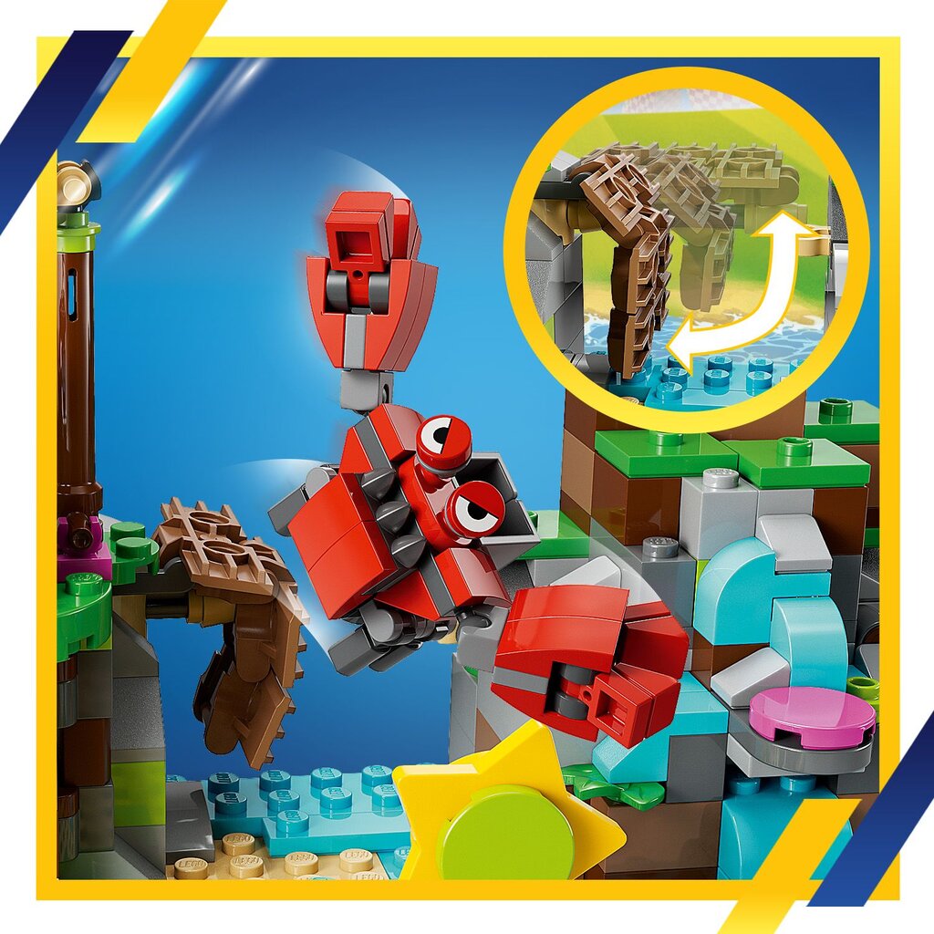 76992 LEGO® Sonic the Hedgehog Amy loomade päästesaar цена и информация | Klotsid ja konstruktorid | kaup24.ee