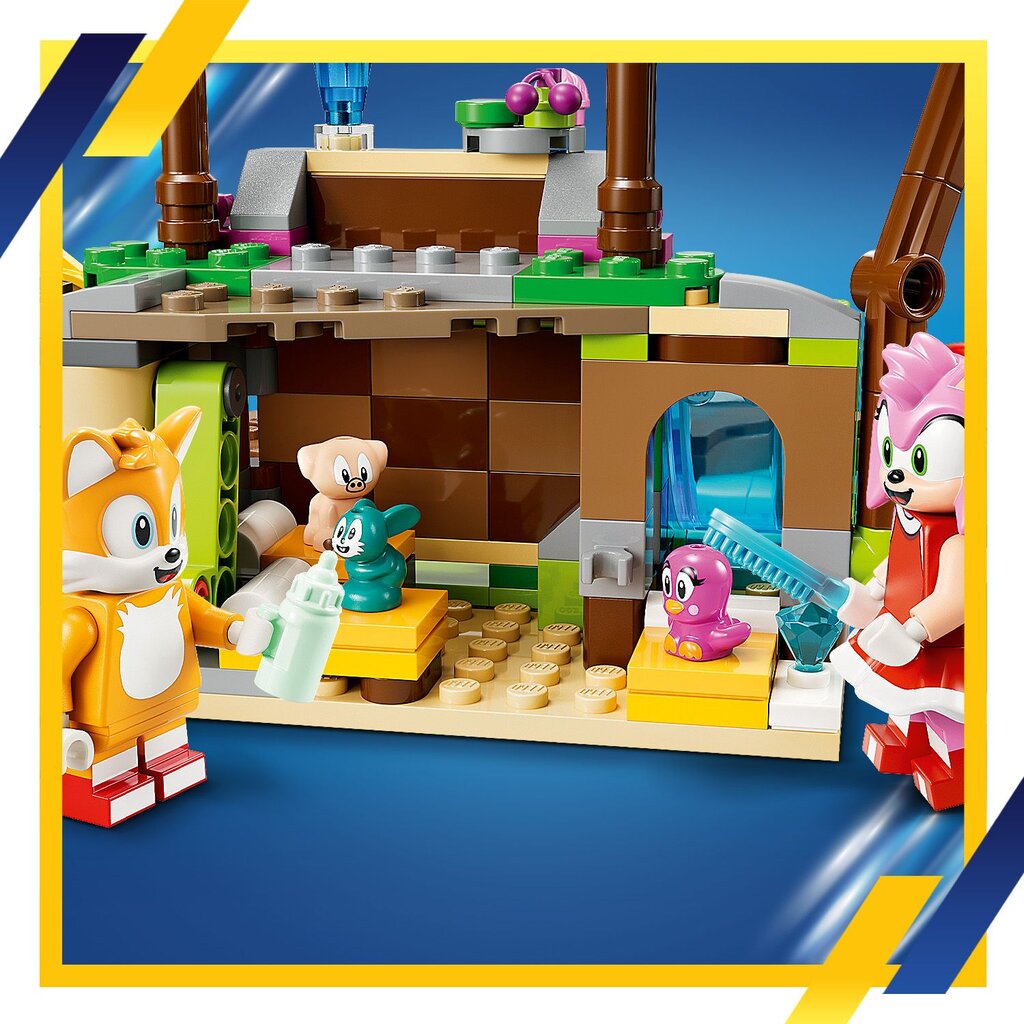 76992 LEGO® Sonic the Hedgehog Amy loomade päästesaar цена и информация | Klotsid ja konstruktorid | kaup24.ee