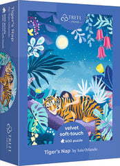 Puzzle 500 tükki, Velvet Soft Touch Tiger's Nap UFT hind ja info | Pusled | kaup24.ee