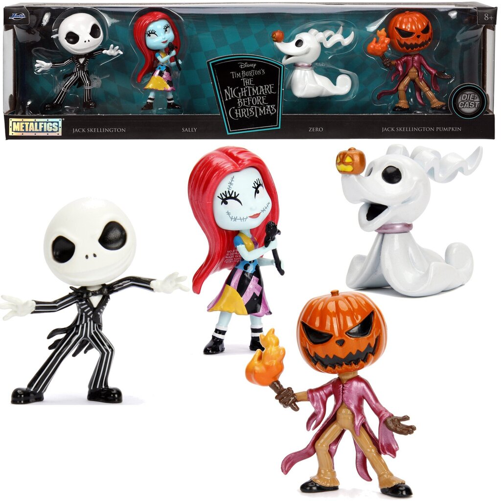 Halloween Town Jada Metalfigs 4 figuuri hind ja info | Poiste mänguasjad | kaup24.ee