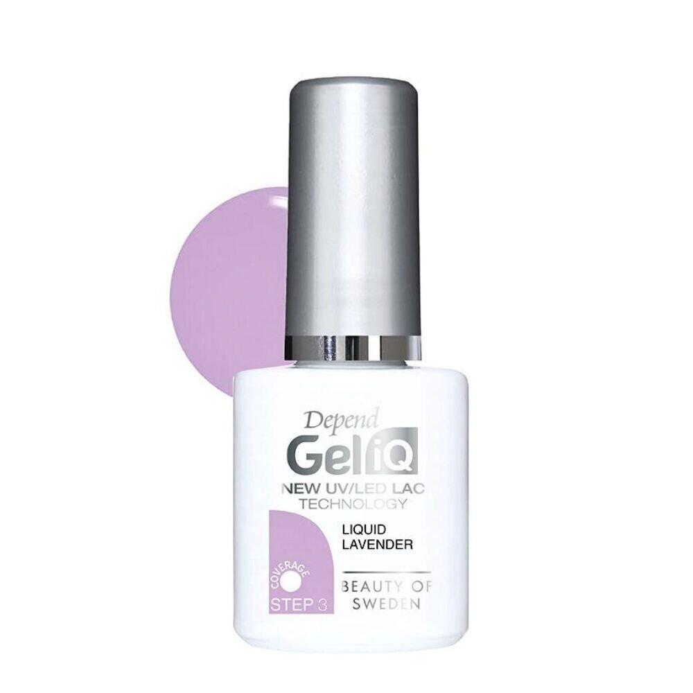 Küünte Geellakk Gel iQ Beter Liquid Lavender (5 ml) hind ja info | Küünelakid, küünetugevdajad | kaup24.ee