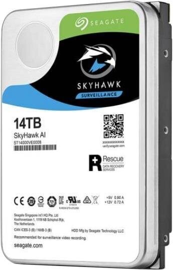 Seagate SkyHawk AI ST14000VE0008 hind ja info | Sisemised kõvakettad (HDD, SSD, Hybrid) | kaup24.ee