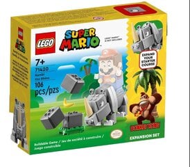 71420 LEGO® Super Mario Ninasarvik Rambi lisakomplekt hind ja info | Klotsid ja konstruktorid | kaup24.ee