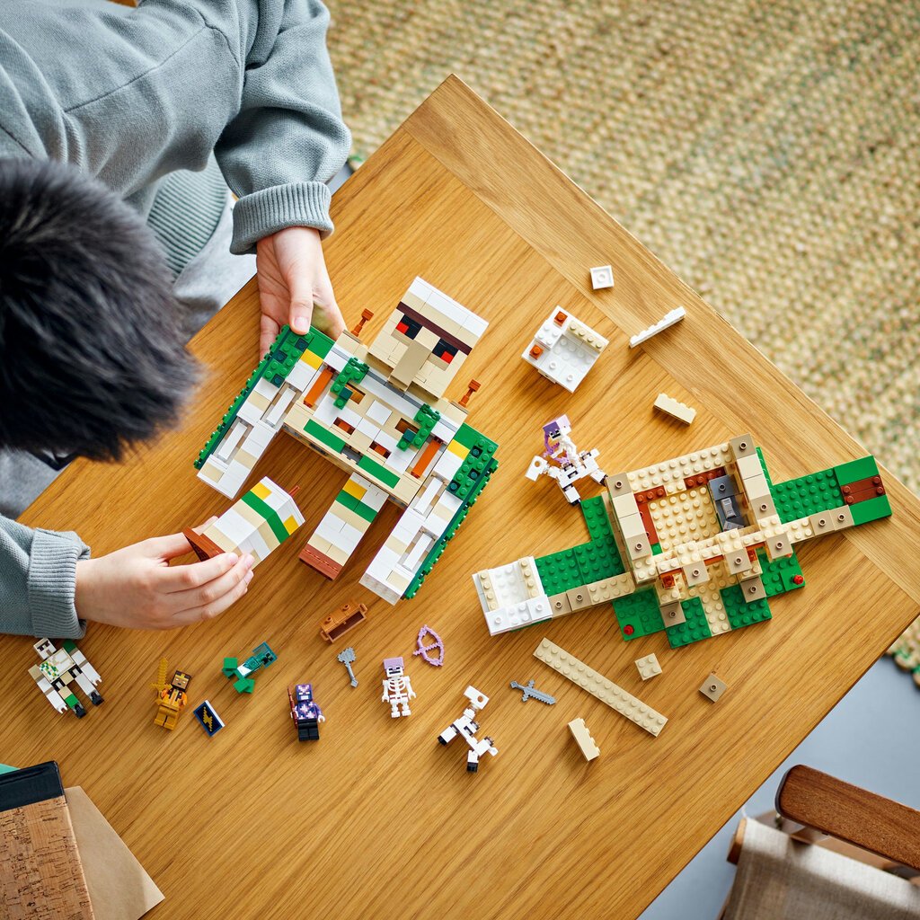 21250 LEGO® Minecrafti rauast Golemi kindlus hind ja info | Klotsid ja konstruktorid | kaup24.ee