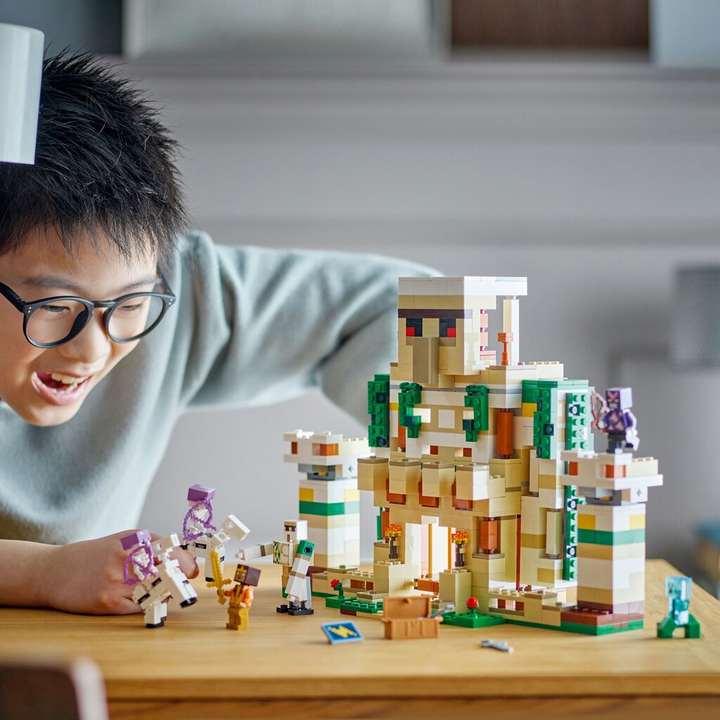21250 LEGO® Minecrafti rauast Golemi kindlus цена и информация | Klotsid ja konstruktorid | kaup24.ee