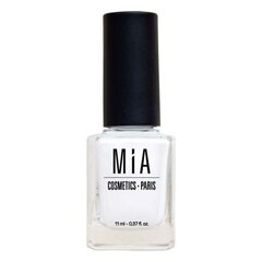 Küünelakk Mia Cosmetics Paris Frost White (11 ml) hind ja info | Küünelakid, küünetugevdajad | kaup24.ee