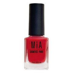 Küünelakk Mia Cosmetics Paris Poppy Red (11 ml) цена и информация | Лаки для ногтей, укрепители для ногтей | kaup24.ee