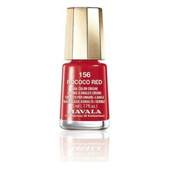 Küünelakk Nail Color Cream Mavala 156-rococo red (5 ml) цена и информация | Лаки для ногтей, укрепители для ногтей | kaup24.ee