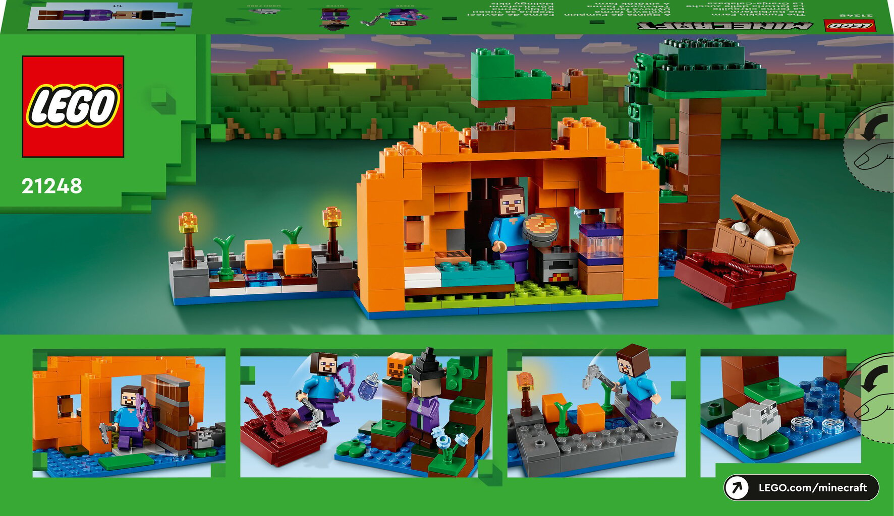 21248 LEGO® Minecraft kõrvitsafarm hind ja info | Klotsid ja konstruktorid | kaup24.ee