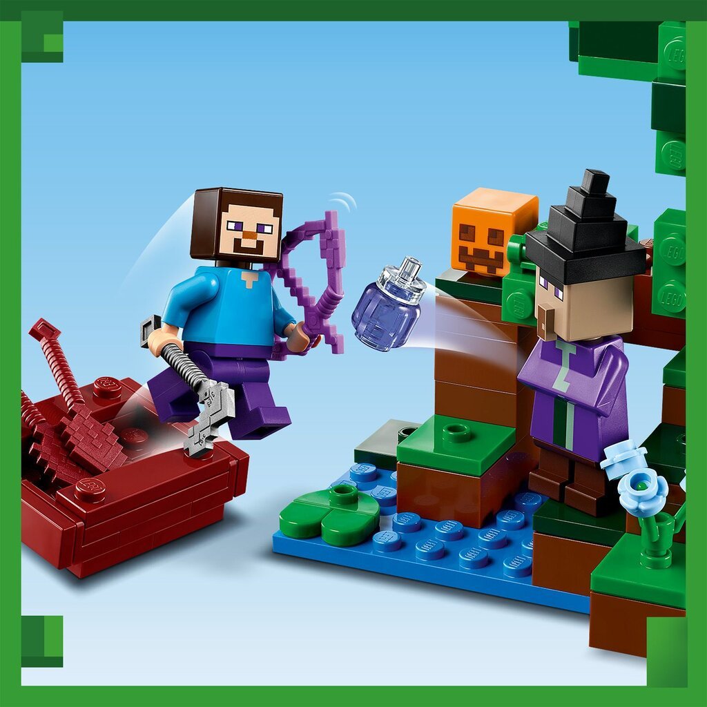 21248 LEGO® Minecraft kõrvitsafarm цена и информация | Klotsid ja konstruktorid | kaup24.ee