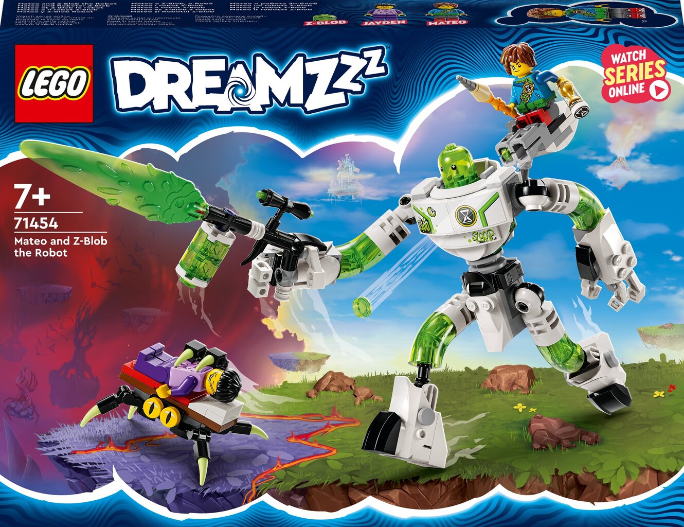 71454 LEGO® DREAMZzz Mateo ja Z-Blob robot цена и информация | Klotsid ja konstruktorid | kaup24.ee