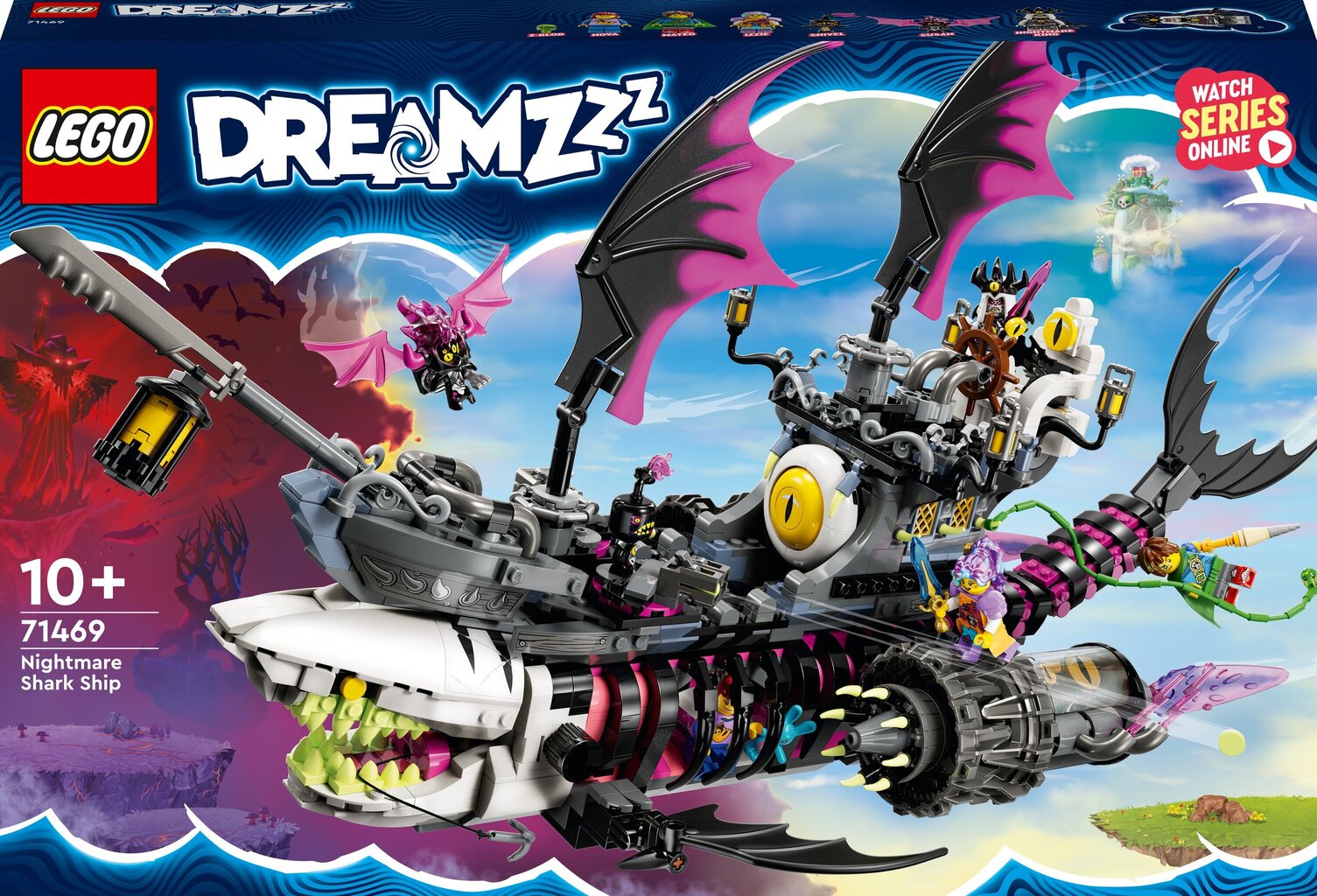 71469 LEGO® DREAMZzz Painajalik hailaev hind ja info | Klotsid ja konstruktorid | kaup24.ee