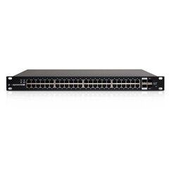 Коммутатор Ubiquiti EdgeSwitch ES-48-500W Managed, для монтажа в стойку, количество портов 1 Гбит/с (RJ-45) 48, количество портов SFP 2, количество портов SFP+ 2 цена и информация | Коммутаторы (Switch) | kaup24.ee