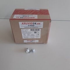 Katusekruvi AR0 4.8x20mm RAL 9010, 250tk hind ja info | Kinnitusvahendid | kaup24.ee