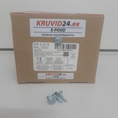 MB Isekeermestavad kruvid 4,2×16 500tk/pakk hind ja info | Kinnitusvahendid | kaup24.ee