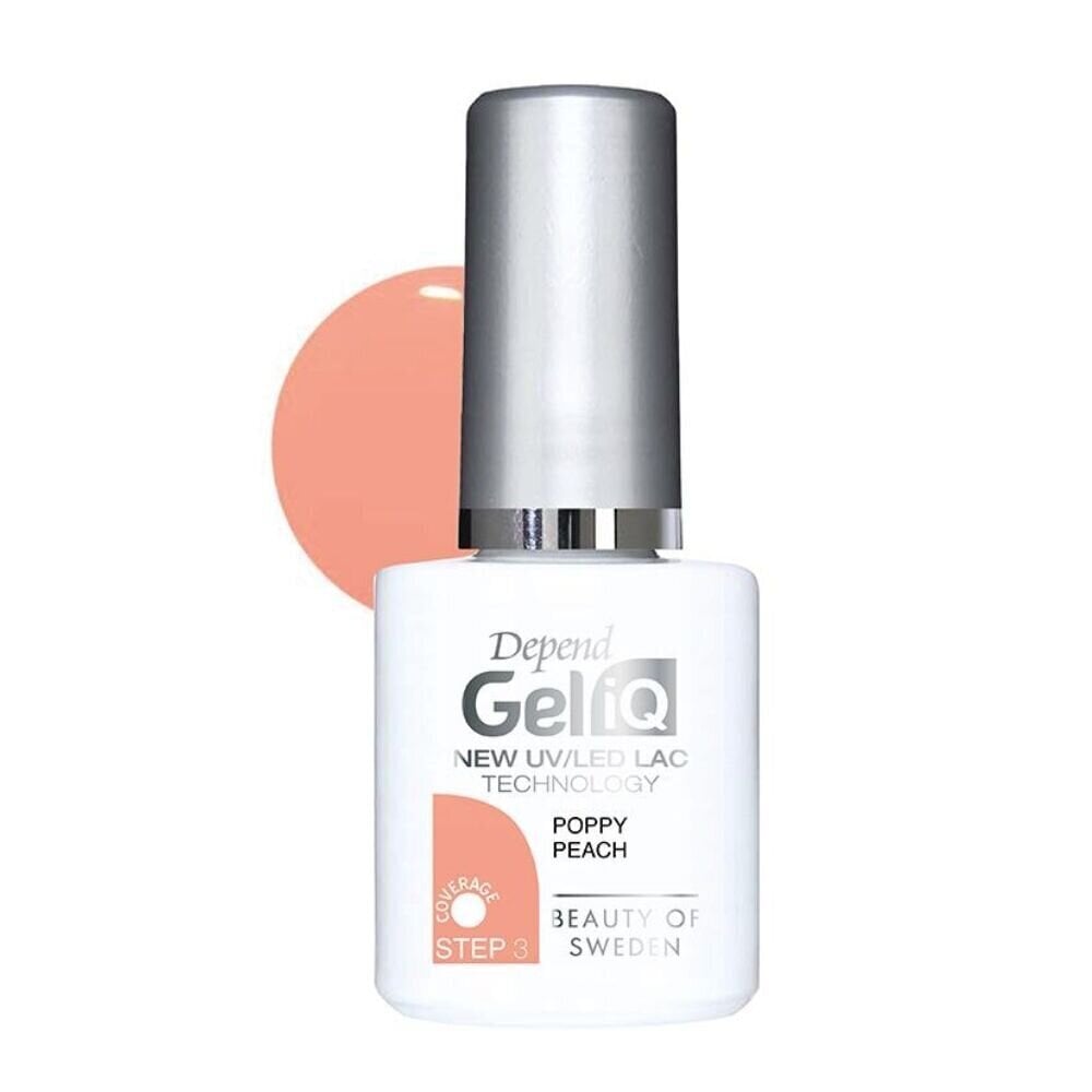 Küünte geellakk Gel iQ Beter Poppy Peach (5 ml) hind ja info | Küünelakid, küünetugevdajad | kaup24.ee