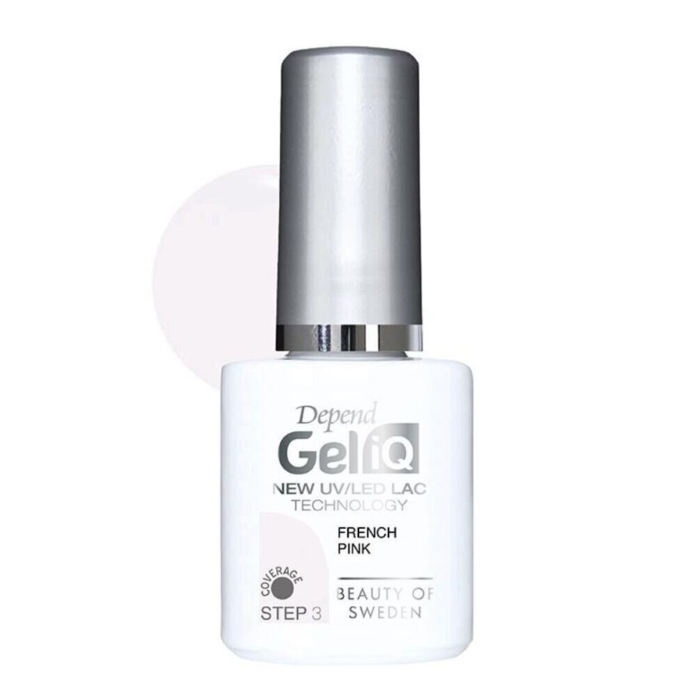 Küünte geellakk Gel iQ Beter French Pink (5 ml) hind ja info | Küünelakid, küünetugevdajad | kaup24.ee