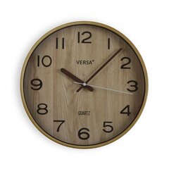 Настенное часы Versa Светло-коричневый Пластик (4,8 x 31 x 31 cm) цена и информация | Часы | kaup24.ee