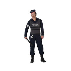 Маскарадные костюмы для взрослых Синий Полицейский-парень цена и информация | Карнавальные костюмы | kaup24.ee