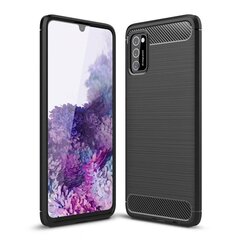 Carbon Case для Samsung Galaxy A6 ( A6 2018 ) черный цена и информация | Чехлы для телефонов | kaup24.ee
