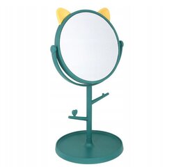 Зеркало , Котенок, 31 x 115 x 14,5 см, зеленый цена и информация | Косметички, косметические зеркала | kaup24.ee