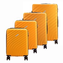Набор чемоданов Gregorio W6007 S18/20/24/28 цена и информация | Чемоданы, дорожные сумки | kaup24.ee