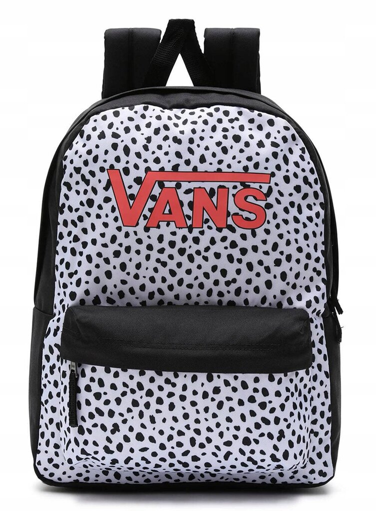 Seljakott Vans Girls Realm Dalmatian Black/White, VN0A4ULTY28 hind ja info | Koolikotid, sussikotid | kaup24.ee