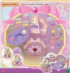 Mänguasjakomplekt Sylvanian Families Pony Vanity Dresser Set цена и информация | Игрушки для девочек | kaup24.ee