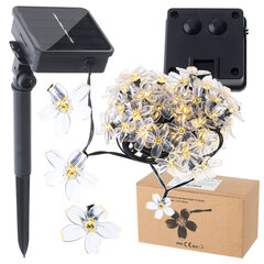 LED lampidega valguskett lilled, päikesepatareiga hind ja info | Aia- ja õuevalgustid | kaup24.ee
