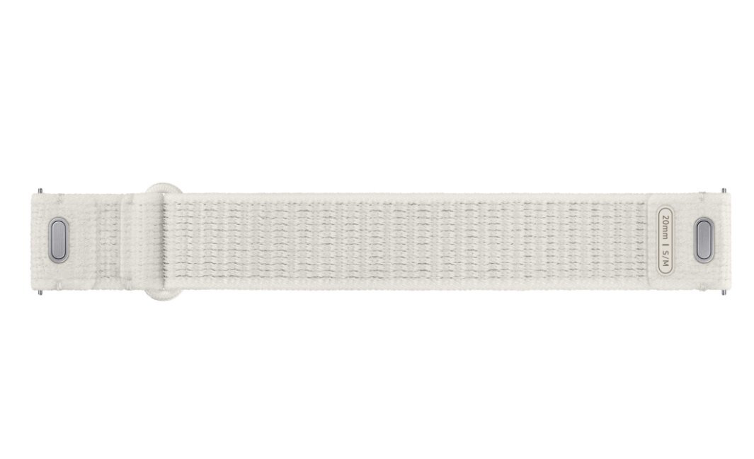 SVR93SUE Fabric Band 20mm (Slim, S/M), Samsung Galaxy Watch6/Watch5, beeži värvi hind ja info | Nutikellade ja nutivõrude tarvikud | kaup24.ee