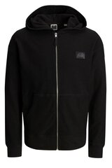 Meeste Pusa Jack & Jones 12240245, must цена и информация | Мужские толстовки | kaup24.ee