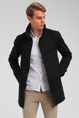 Пальто ZEN AND ZEN MN32937SIYAH-50, черное цена и информация | Мужские куртки | kaup24.ee