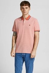 Meeste Polosärk Jack & Jones 12169064APRICOTBRAND, oranž hind ja info | Meeste T-särgid | kaup24.ee