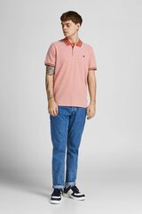 Рубашкa-поло JACK&JONES 12169064APRICOTBRAND-XL, оранжевая цена и информация | Мужские футболки | kaup24.ee