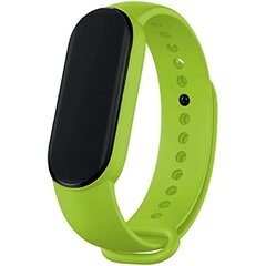 Ремешок для часов Cool Xiaomi Mi Band 5 , 6, 7, Amazfit Band 5 Зеленый цена и информация | Аксессуары для смарт-часов и браслетов | kaup24.ee