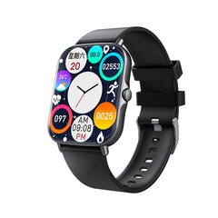 Nutikell F107-BLACK Must цена и информация | Смарт-часы (smartwatch) | kaup24.ee