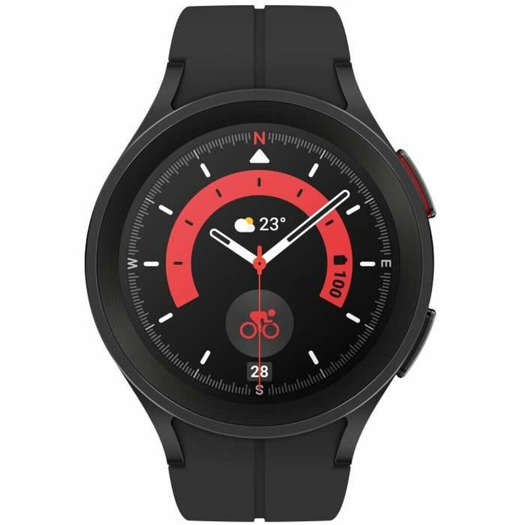 Samsung Galaxy Watch 5 Pro (BT,45mm), Black Titanium SM-R920NZKAEUE цена и информация | Nutikellad (smartwatch) | kaup24.ee