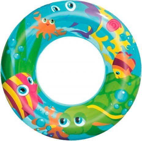 Bestway Täispuhutav ujumisrõngas lastele, 56 cm hind ja info | Täispuhutavad veemänguasjad ja ujumistarbed | kaup24.ee