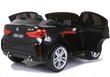 BMW X6M ühekohaline elektriauto, mustaks lakitud цена и информация | Laste elektriautod | kaup24.ee